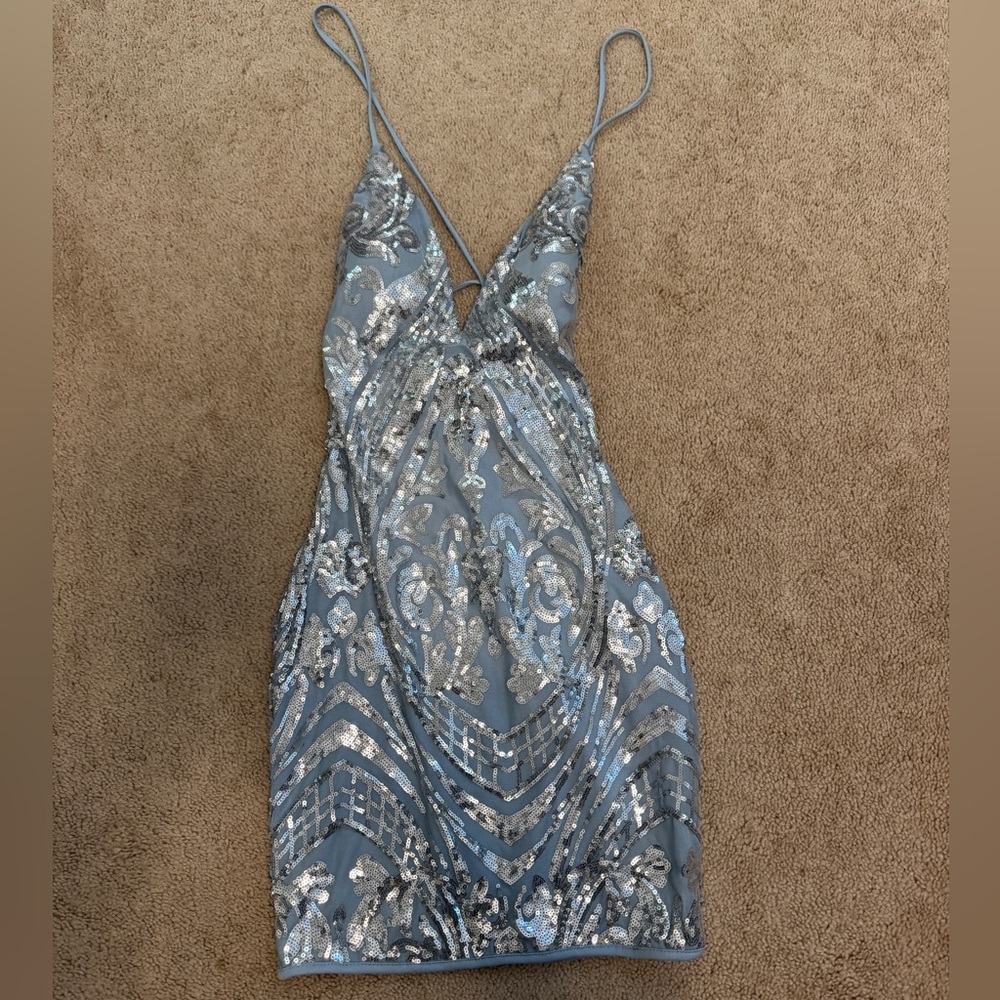 windsor sequin mini dress size small